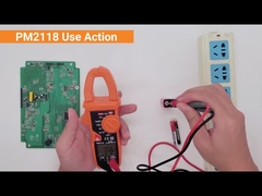 جهاز قياس رقمي متعدد النطاق محمول ذكي يعمل بالتيار المتردد / التيار المستمر مع كشف NCV