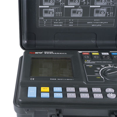 جهاز اختبار مقاومة التأريض المحمول، سعة ذاكرة كبيرة، بيانات سريعة، مثالي لمهندسي الميدان والفنيين الكهربائيين