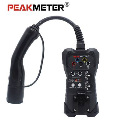 جهاز اختبار محطة الشحن المتقدمة من سلسلة PM701 EVSE Adapter مع الاختبار المسبق لـ PE و IP54 لجميع محطات الشحن