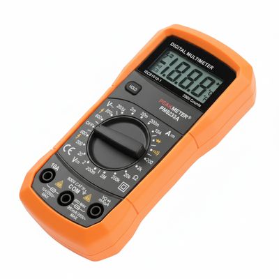 عدّال رقمي بسيط يحمل يدًا بجهد 600 فولت AC/DC و 10A DC Current Measurement Grade Professional